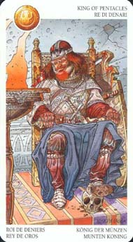 King of Pentacles in the deck Avalon Tarot