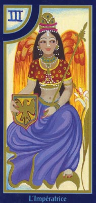 The Empress in the deck Tarot du Roy Nissanka