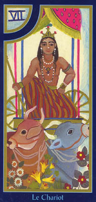 The Chariot in the deck Tarot du Roy Nissanka