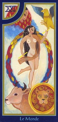 The World in the deck Tarot du Roy Nissanka