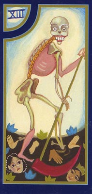 Death in the deck Tarot du Roy Nissanka