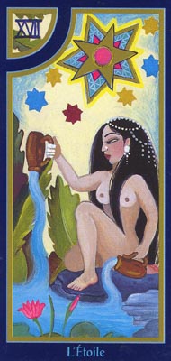 The Star in the deck Tarot du Roy Nissanka