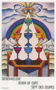 Seven of Cups in the deck New Age Tarot