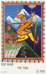 The Fool in the deck New Age Tarot