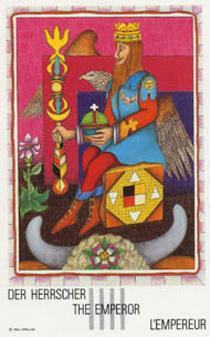 The Emperor in the deck New Age Tarot