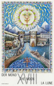 The Moon in the deck New Age Tarot