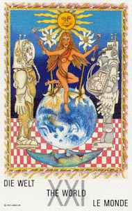 The World in the deck New Age Tarot