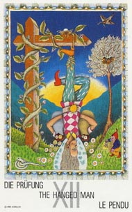 The Hanged Man in the deck New Age Tarot