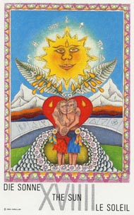 The Sun in the deck New Age Tarot