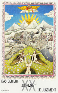 Judgment in the deck New Age Tarot