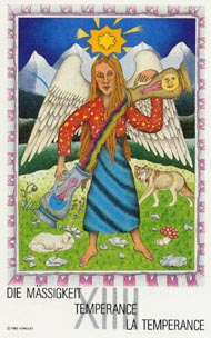 Temperance in the deck New Age Tarot