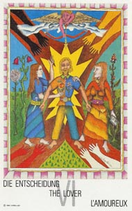 The Lovers in the deck New Age Tarot