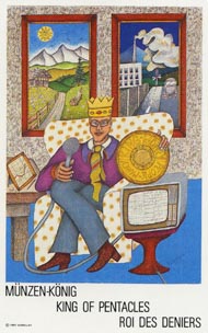 King of Pentacles in the deck New Age Tarot