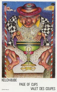 Page of Cups in the deck New Age Tarot