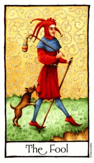 The Fool in the deck Old English Tarot