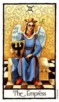 The Empress in the deck Old English Tarot