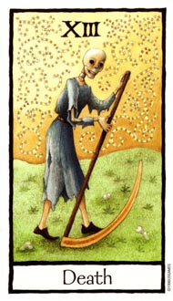 Death in the deck Old English Tarot