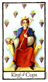 King of Cups in the deck Old English Tarot