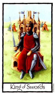 King of Swords in the deck Old English Tarot