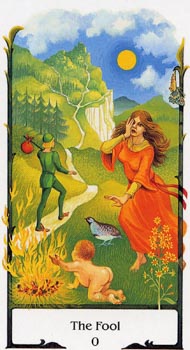 The Fool in the deck Tarot of the Old Path
