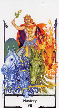 The Chariot in the deck Tarot of the Old Path