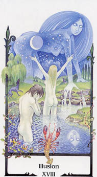 The Moon in the deck Tarot of the Old Path