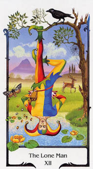 The Hanged Man in the deck Tarot of the Old Path