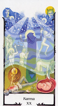 Judgment in the deck Tarot of the Old Path