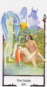 Temperance in the deck Tarot of the Old Path