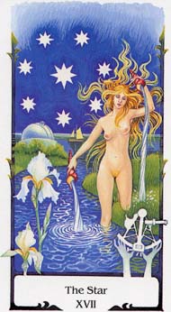 The Star in the deck Tarot of the Old Path