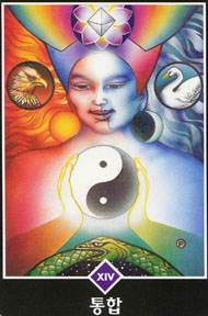 Temperance in the deck Osho Zen Tarot