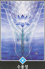 Queen of Cups in the deck Osho Zen Tarot