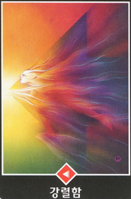 Knight of Wands in the deck Osho Zen Tarot