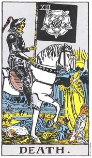 Death in the deck Rider-Waite Tarot