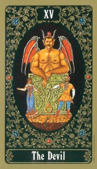 The Devil in the deck Russian Tarot of St. Petersburg