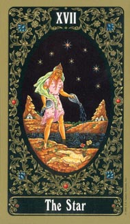 The Star in the deck Russian Tarot of St. Petersburg