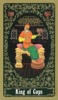 King of Cups in the deck Russian Tarot of St. Petersburg