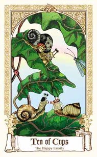 Ten of Cups in the deck Fairytale Tarot