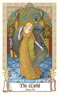 The World in the deck Fairytale Tarot