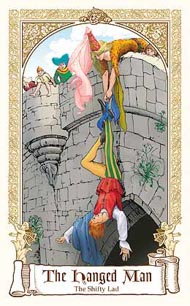 The Hanged Man in the deck Fairytale Tarot