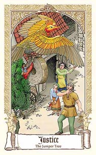 Strength in the deck Fairytale Tarot