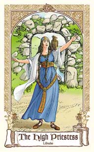 The High Priestess in the deck Fairytale Tarot