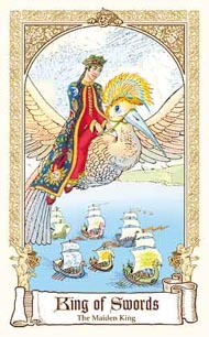 King of Swords in the deck Fairytale Tarot