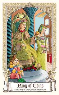 King of Pentacles in the deck Fairytale Tarot