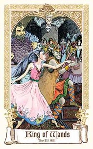 King of Wands in the deck Fairytale Tarot