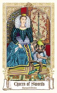 Queen of Swords in the deck Fairytale Tarot