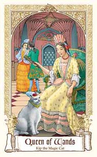 Queen of Wands in the deck Fairytale Tarot