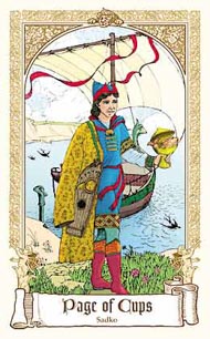 Page of Cups in the deck Fairytale Tarot