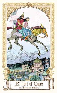 Knight of Cups in the deck Fairytale Tarot