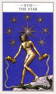 The Star in the deck Renaissance Tarot Modern